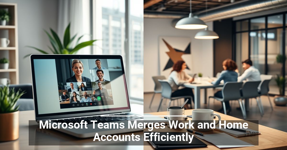 Microsoft Teams Merges Work and Home Accounts Efficiently